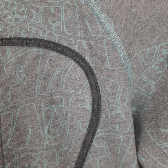 Lululemon Revolution Graffiti Scuba Hoodie Size 6 - Picture 10 of 13